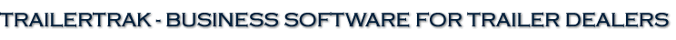 Business software for trailer dealers