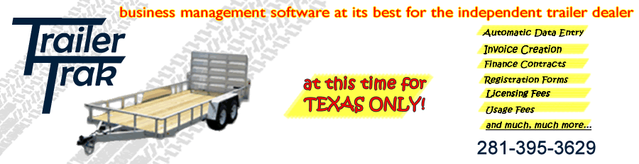TrailerTrak - business management software at its best for the independent trailer dealer